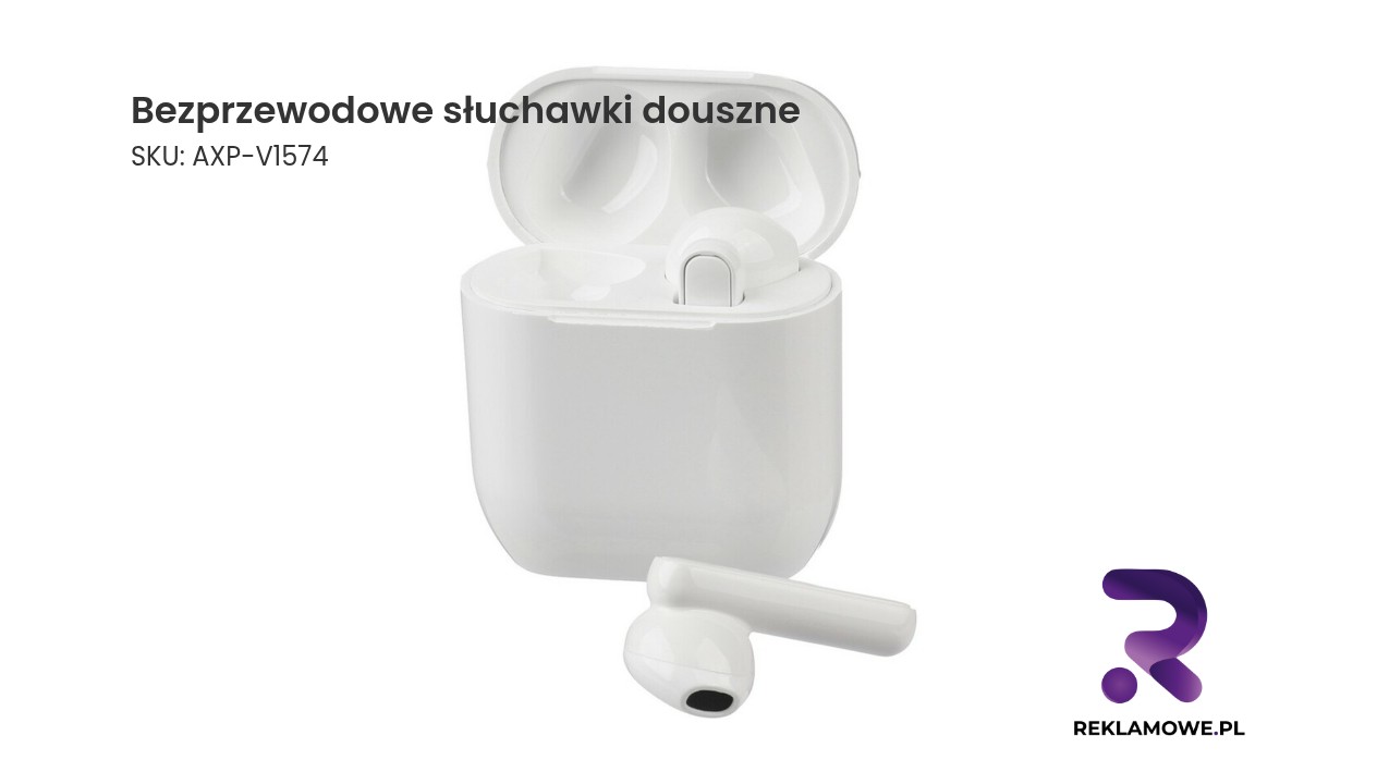 Bezprzewodowe słuchawki douszne do słuchania muzyki