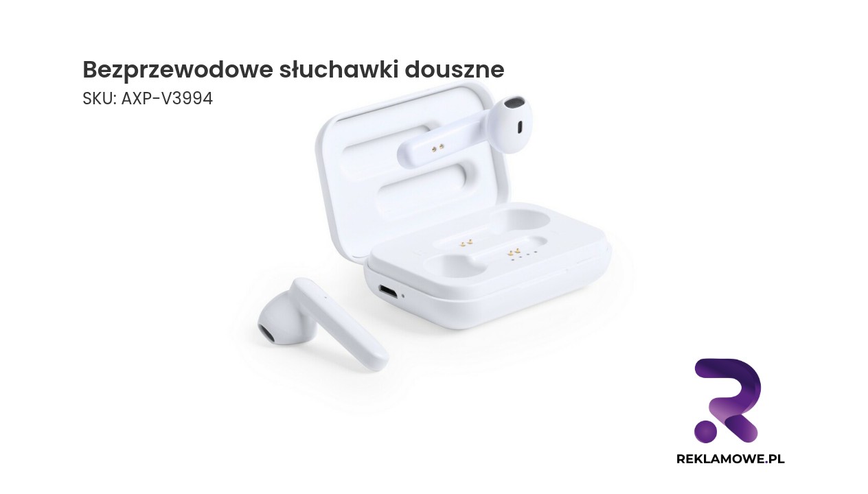 Bezprzewodowe słuchawki douszne w użyciu