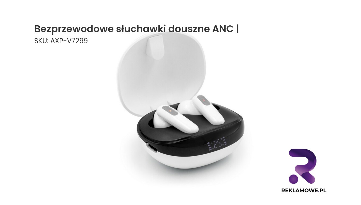 Bezprzewodowe słuchawki douszne z funkcją redukcji szumów