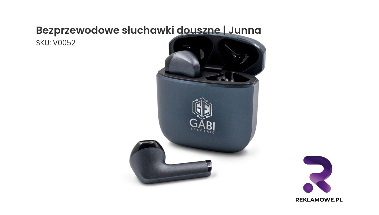 Bezprzewodowe słuchawki douszne marki Junna
