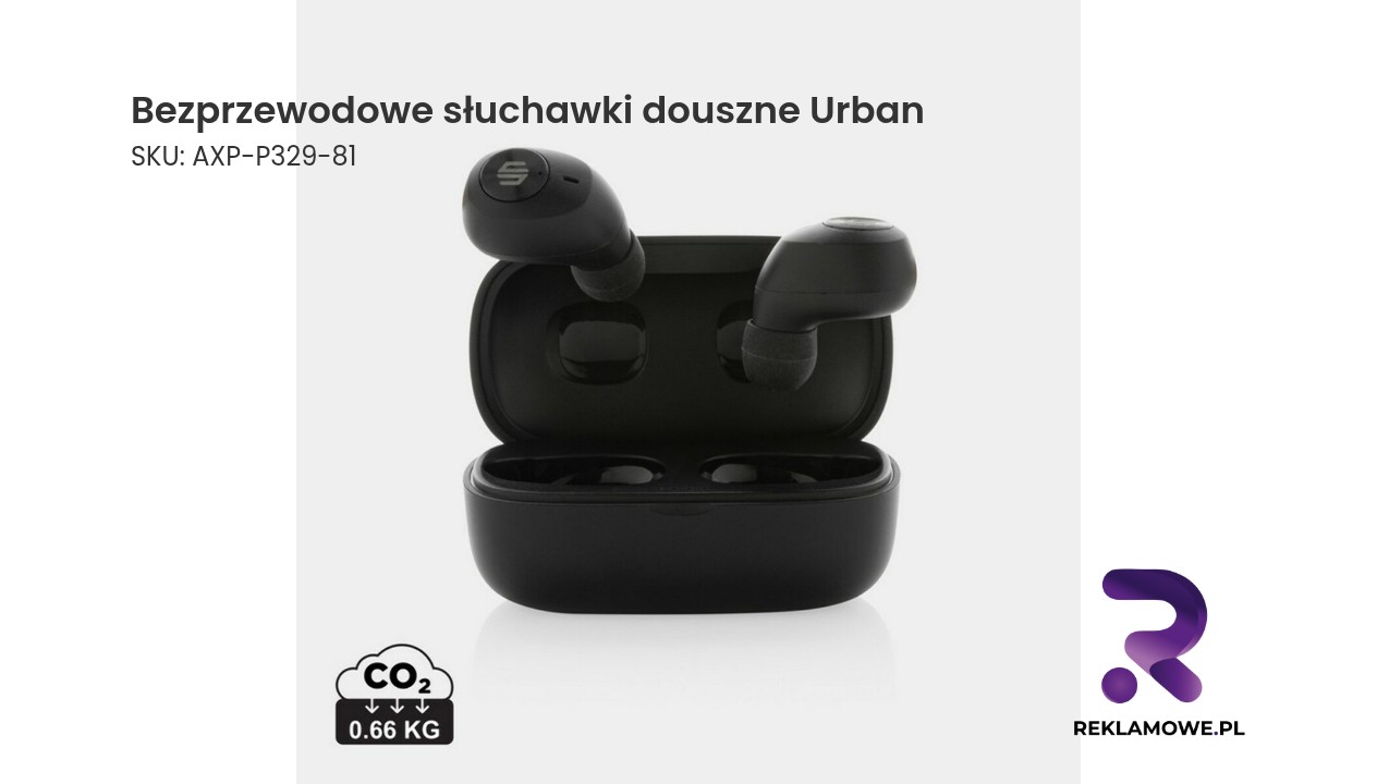Bezprzewodowe słuchawki douszne marki Urban