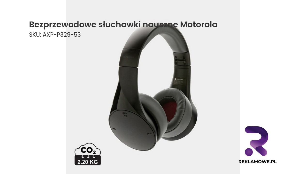 Bezprzewodowe słuchawki nauszne marki Motorola