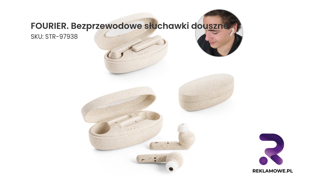 Bezprzewodowe słuchawki douszne FOURIER