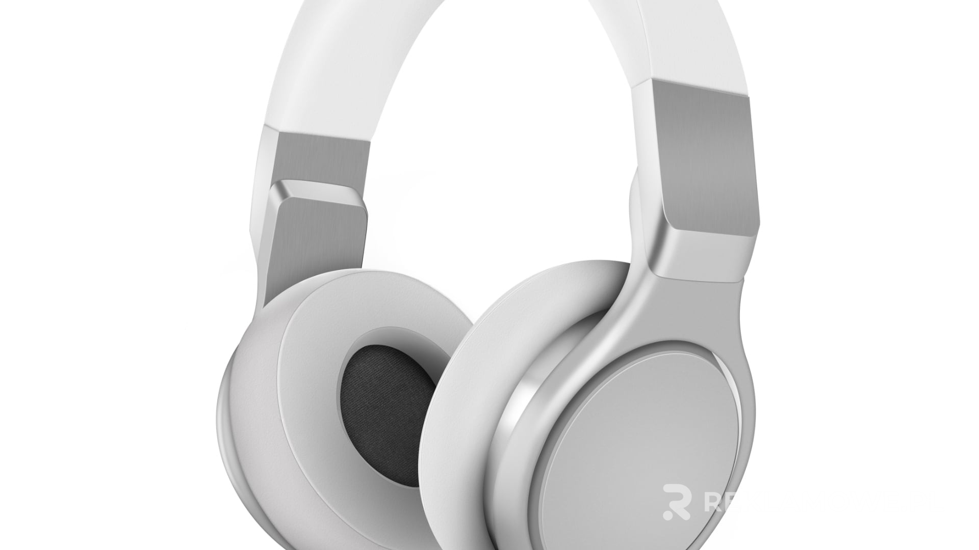 Zestaw różnych modeli słuchawek reklamowych używanych przez lata