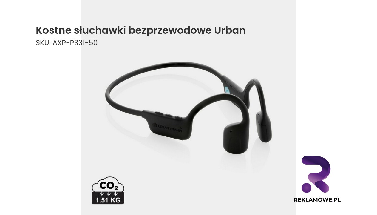 Kostne słuchawki bezprzewodowe Urban Vitamin Glendale Kostne słuchawki bezprzewodowe Urban