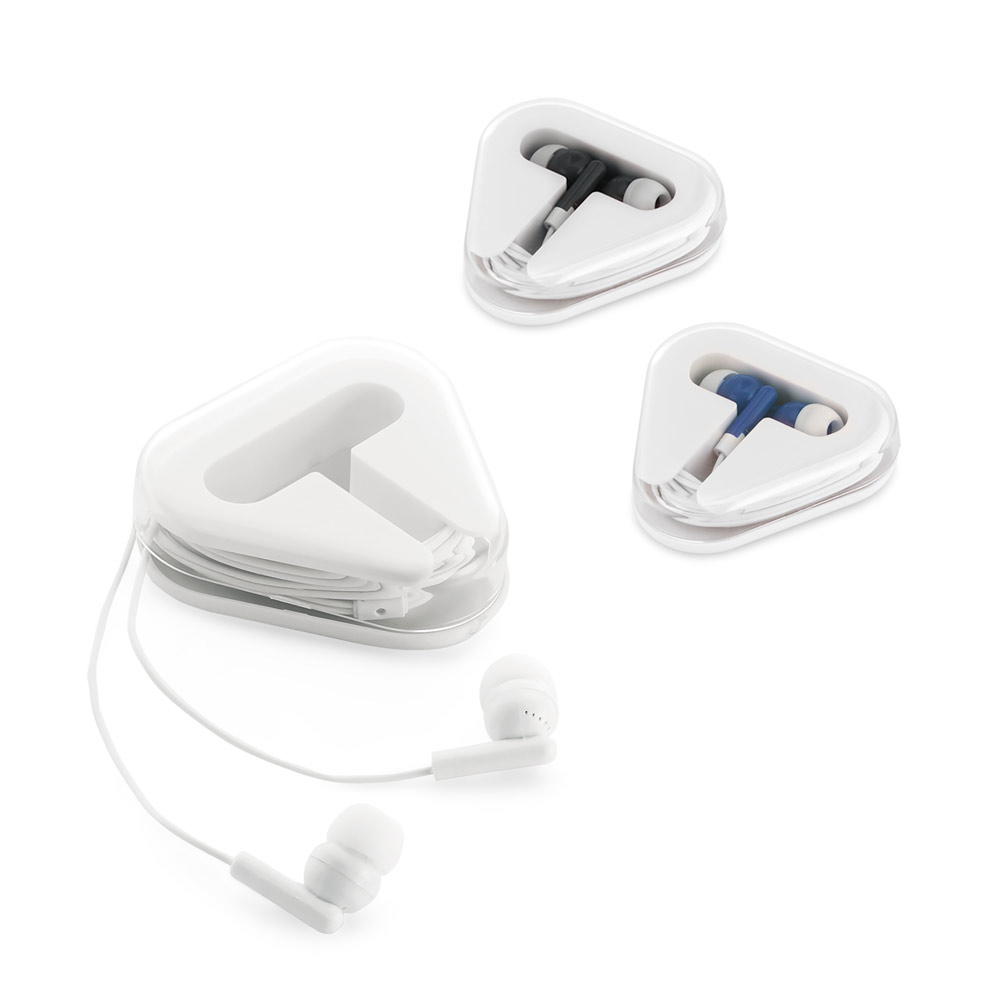 FARADAY. Słuchawki douszne z kablem ABS o długości 1.25 m 97360_set