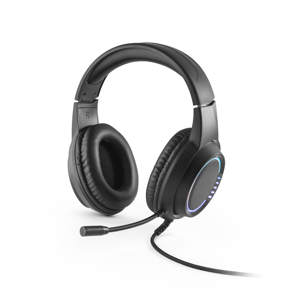 Thorne Headset RGB. Słuchawki ABS z 2-metrowym kablem, mikrofonem i diodami LED RGB 97135_set
