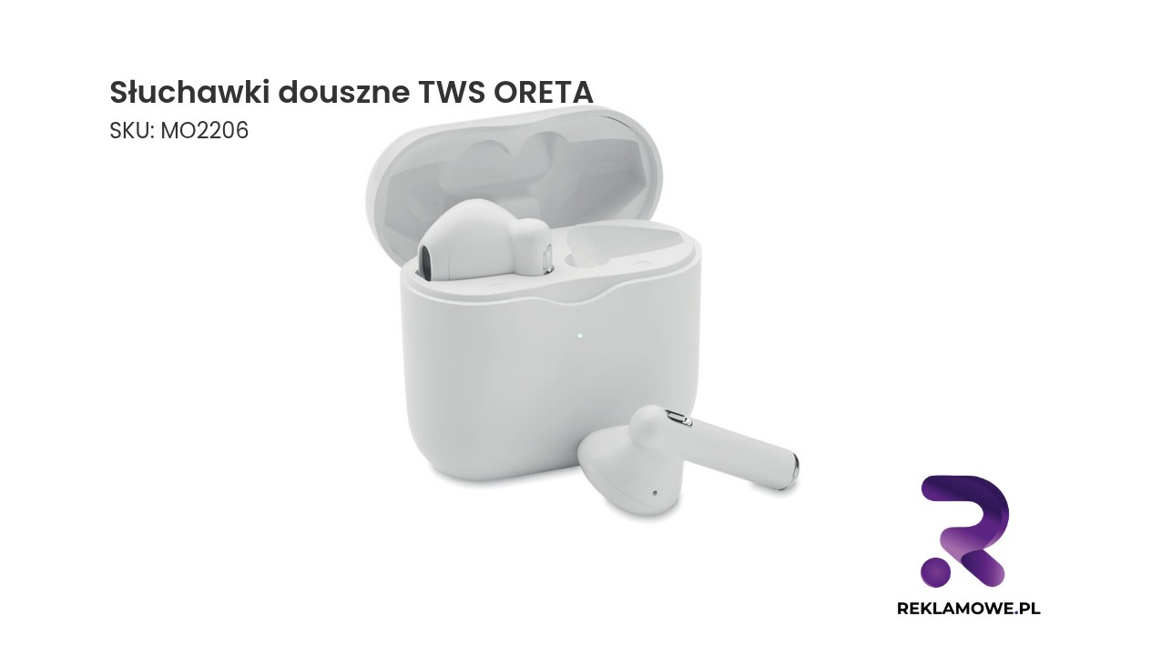 Słuchawki douszne TWS marki ORETA