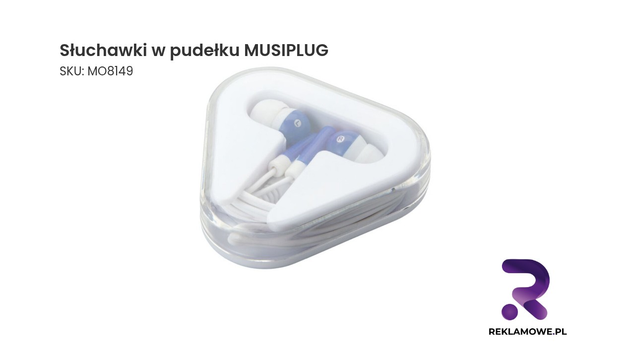 Słuchawki MusiPlug w pudełku